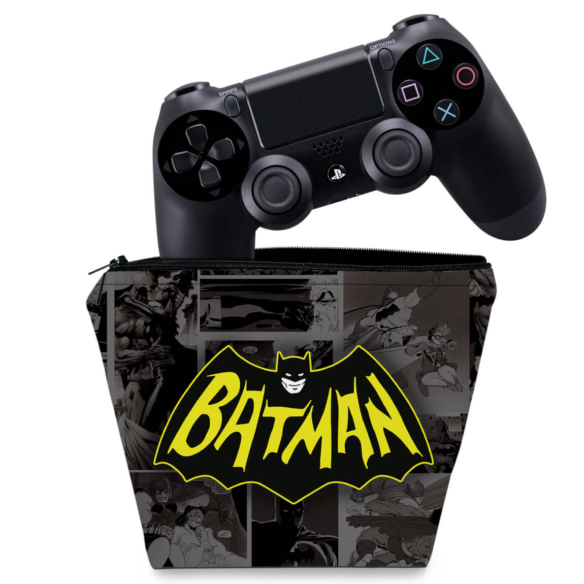 Capa Case PS4 Controle - Batman Comics