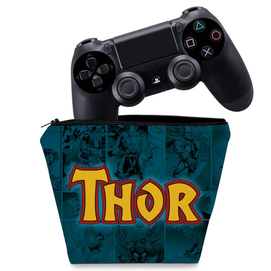 Capa PS4 Controle Case - Thor Comics