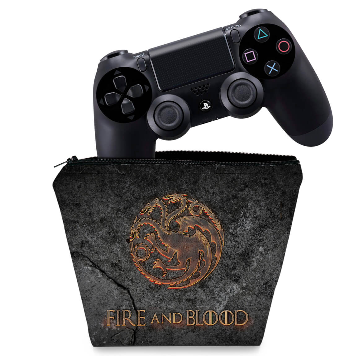Capa PS4 Controle Case - Game Of Thrones Targaryen