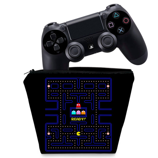 Capa PS4 Controle Case - Pac Man