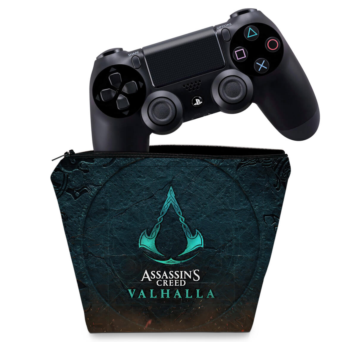 Capa PS4 Controle Case - Assassin's Creed Valhalla