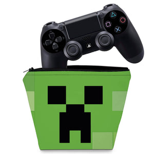 Capa Case PS4 Controle - Creeper Minecraft - Pop Arte Skins