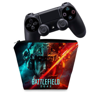 Capa Case PS4 Controle - Battlefield 2042 - Pop Arte Skins