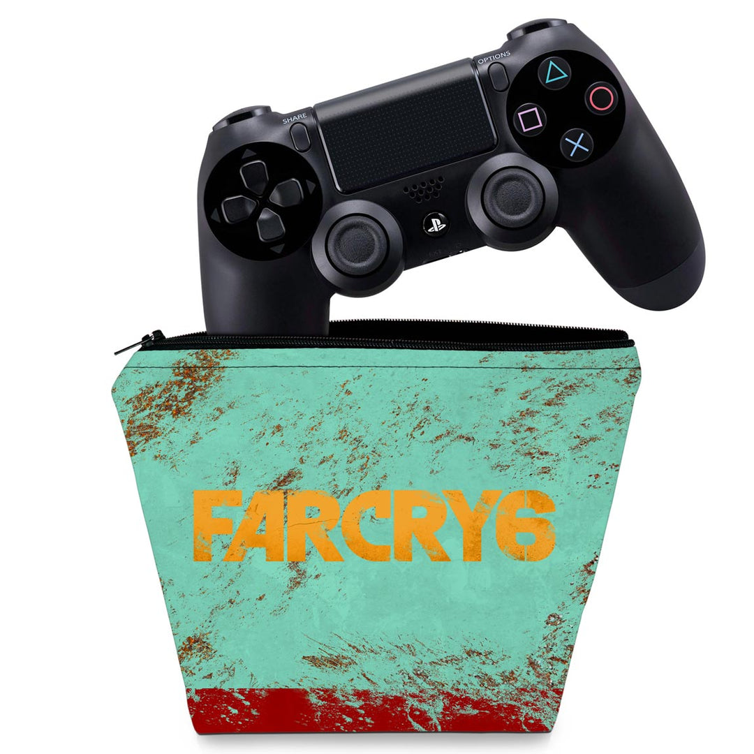 Capa Case PS4 Controle - Far Cry 6 - Pop Arte Skins