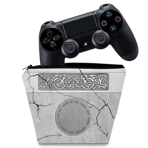 Capa Case PS4 Controle - Mjolnir Thor Amor e Trovão - Pop Arte Skins