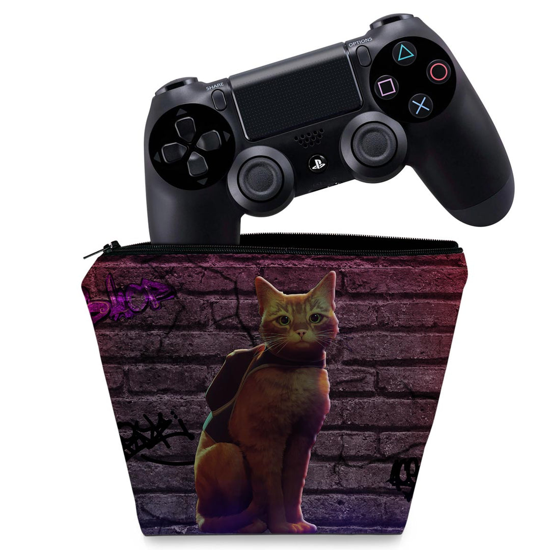 Capa Case PS4 Controle - Stray - Pop Arte Skins