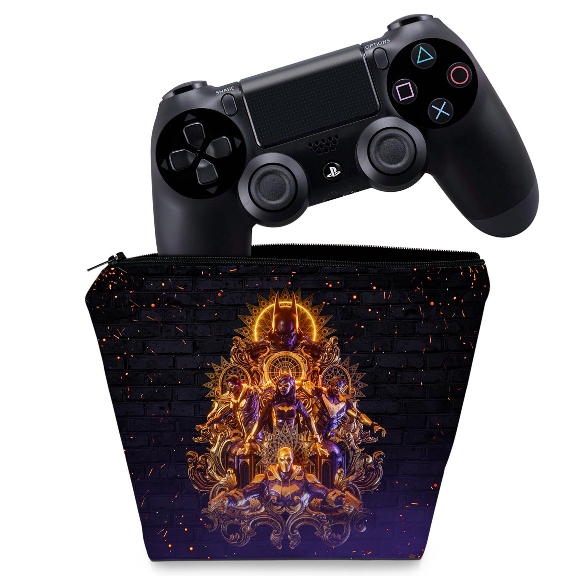 Capa PS4 Controle Case - Gotham Knights