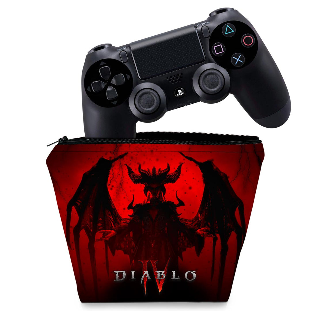 Capa Case PS4 Controle - Diablo IV 4 - Pop Arte Skins