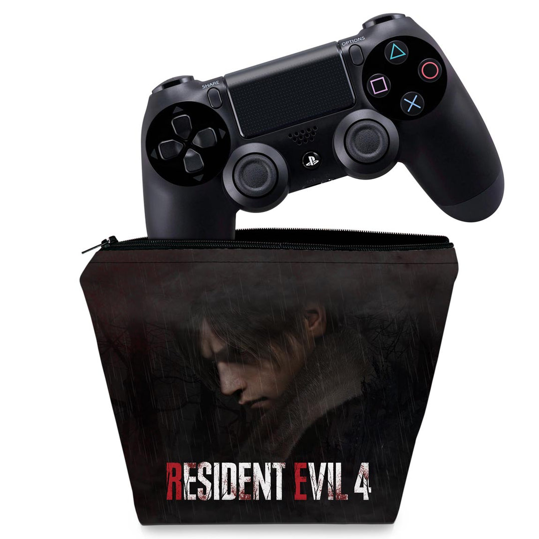 Capa Case PS4 Controle - Resident Evil 4 Remake - Pop Arte Skins