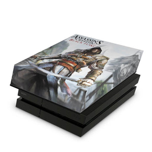Capa Anti Poeira PS4 Fat - Assassins Creed Black Flag - Pop Arte Skins