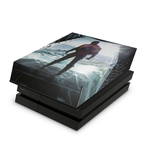 Capa Anti Poeira PS4 Fat - Capitao America