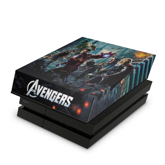 Capa Anti Poeira PS4 Fat - The Avengers - Os Vingadores