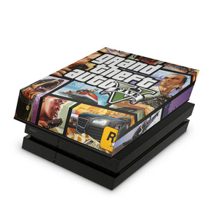 Capa Anti Poeira PS4 Fat - Gta V - Pop Arte Skins