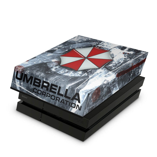 Capa Anti Poeira PS4 Fat - Resident Evil Umbrella