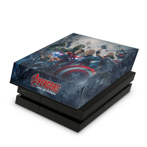 Capa Anti Poeira PS4 Fat - Avengers - Age Of Ultron - Pop Arte Skins