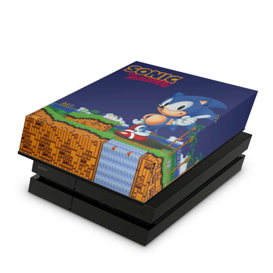 Capa Anti Poeira PS4 Fat - Sonic The Hedgehog
