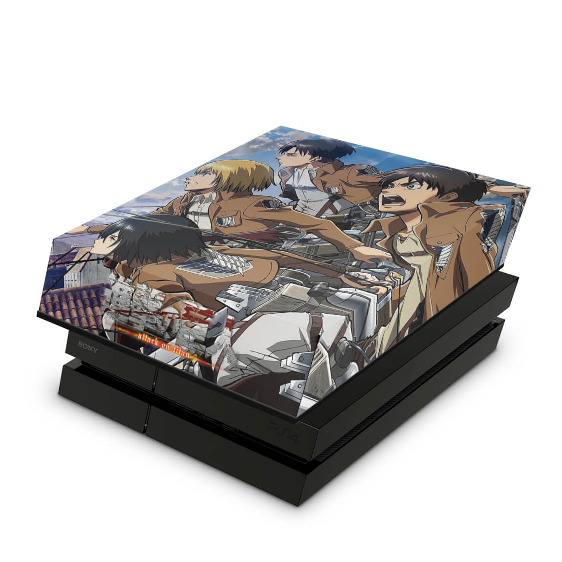 Capa Anti Poeira PS4 Fat - Attack On Titan - Shingeki No Kyojin #A