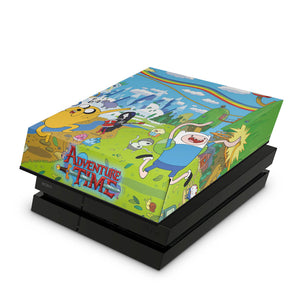 Capa Anti Poeira PS4 Fat - Hora De Aventura - Pop Arte Skins
