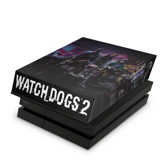 Capa Anti Poeira PS4 Fat - Watch Dogs 2
