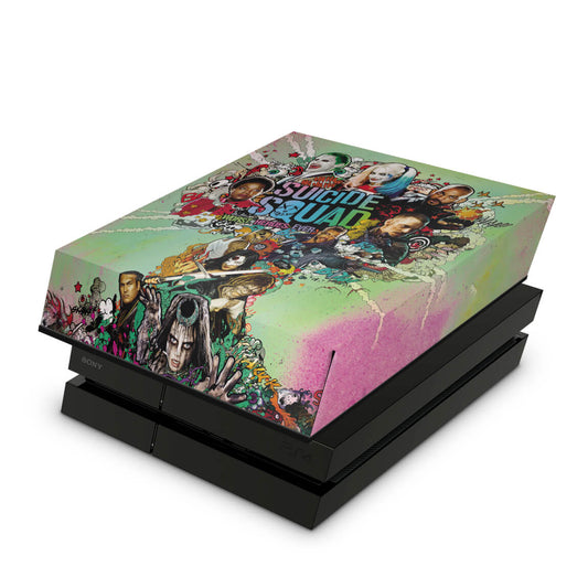 Capa Anti Poeira PS4 Fat - Esquadrão Suicida #B