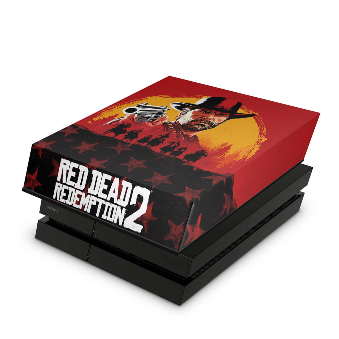 Capa Anti Poeira PS4 Fat - Red Dead Redemption 2 - Pop Arte Skins