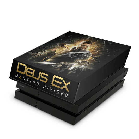 Capa Anti Poeira PS4 Fat - Deus Ex: Mankind Divided