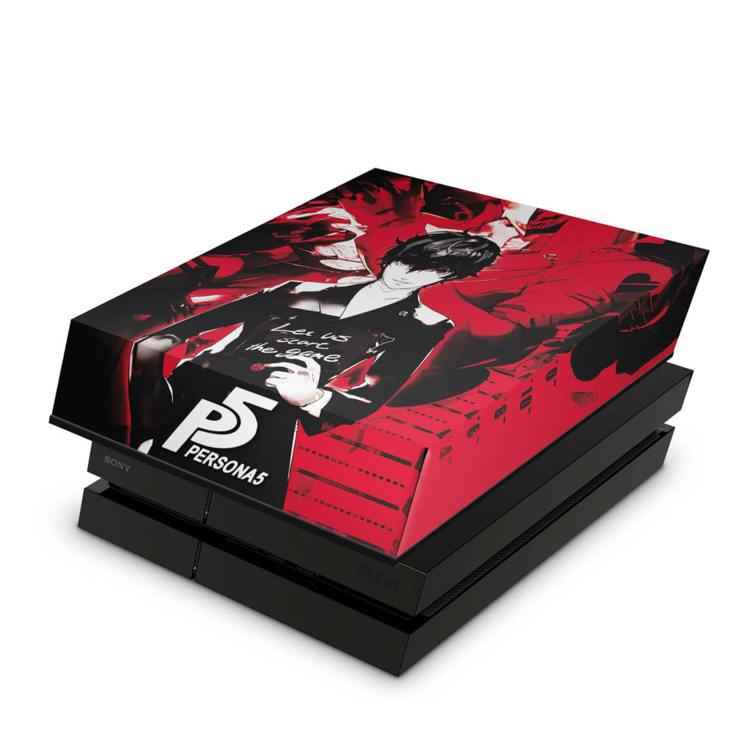 Capa Anti Poeira PS4 Fat - Persona 5 - Pop Arte Skins