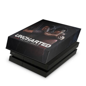 Capa Anti Poeira PS4 Fat - Uncharted Lost Legacy - Pop Arte Skins