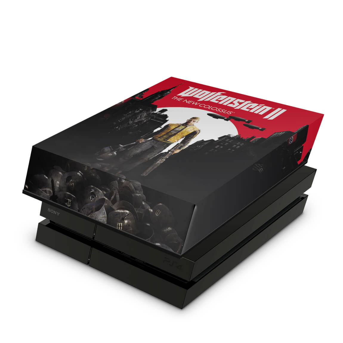 Capa Anti Poeira PS4 Fat - Wolfenstein 2 New Order