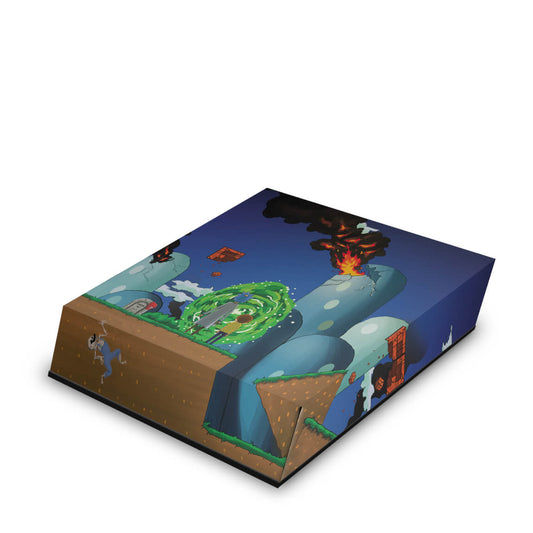 Capa Anti Poeira PS4 Fat - Rick And Morty Mario