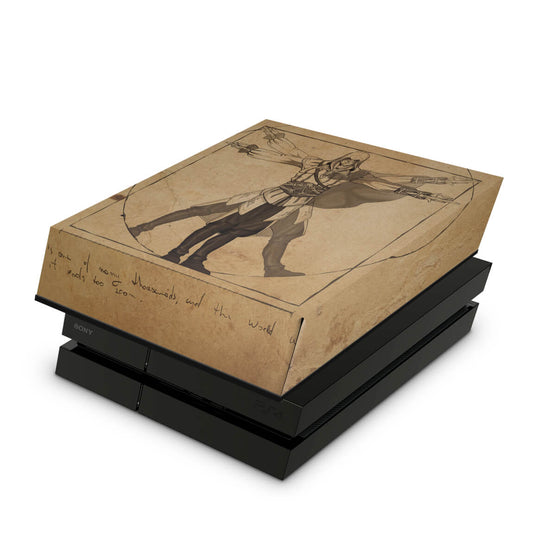 PS4 Fat Capa Anti Poeira - Assassin’s Creed Vitruviano