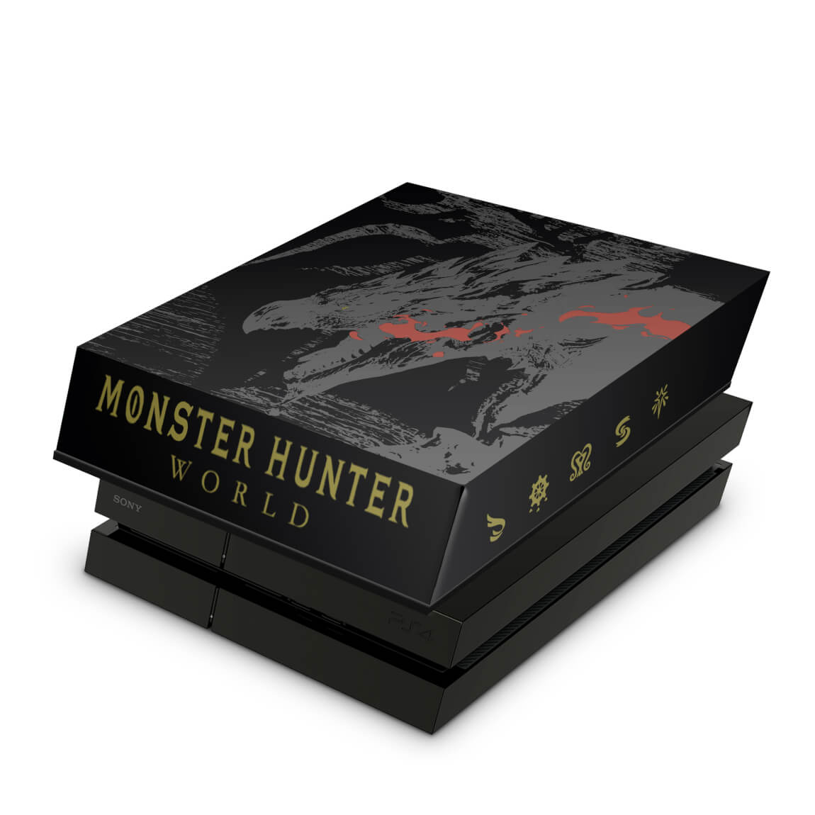 Capa Anti Poeira PS4 Fat - Monster Hunter Edition