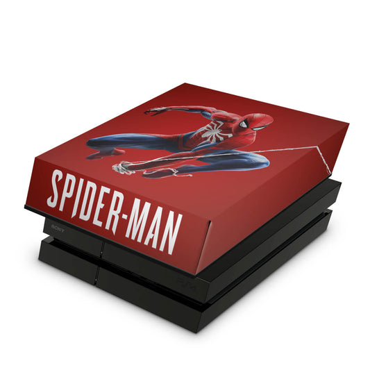 PS4 Fat Capa Anti Poeira - Homem Aranha Spider-Man