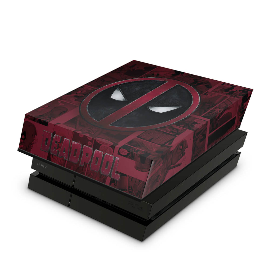 Capa Anti Poeira PS4 Fat - Deadpool Comics - Pop Arte Skins