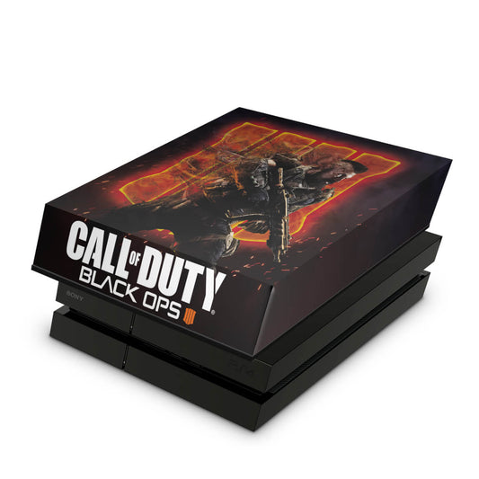PS4 Fat Capa Anti Poeira - Call Of Duty Black Ops 4