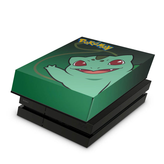 PS4 Fat Capa Anti Poeira - Pokemon Bulbasaur