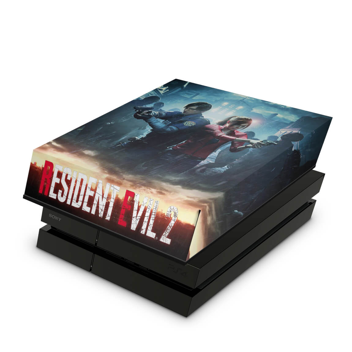 Capa Anti Poeira PS4 Fat - Resident Evil 2 Remake