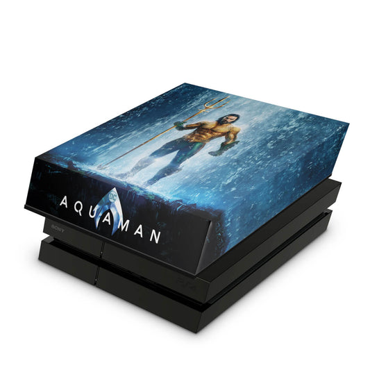 PS4 Fat Capa Anti Poeira - Aquaman