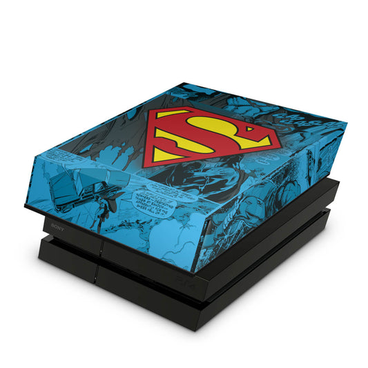 PS4 Fat Capa Anti Poeira - Super Homem Superman Comics
