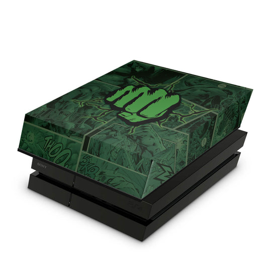 PS4 Fat Capa Anti Poeira - Hulk Comics