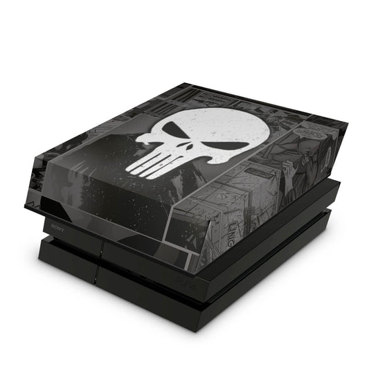 PS4 Fat Capa Anti Poeira - The Punisher Justiceiro Comics