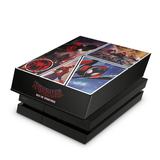 PS4 Fat Capa Anti Poeira - Homem-Aranha No Aranhaverso