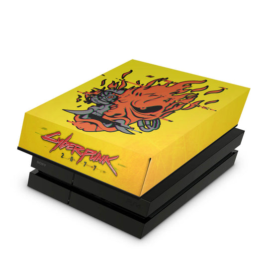 PS4 Fat Capa Anti Poeira - Cyberpunk 2077