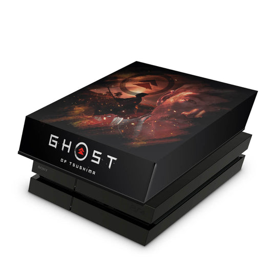 PS4 Fat Capa Anti Poeira - Ghost Of Tsushima