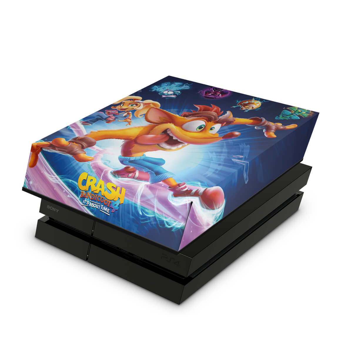 PS4 Fat Capa Anti Poeira - Crash Bandicoot 4
