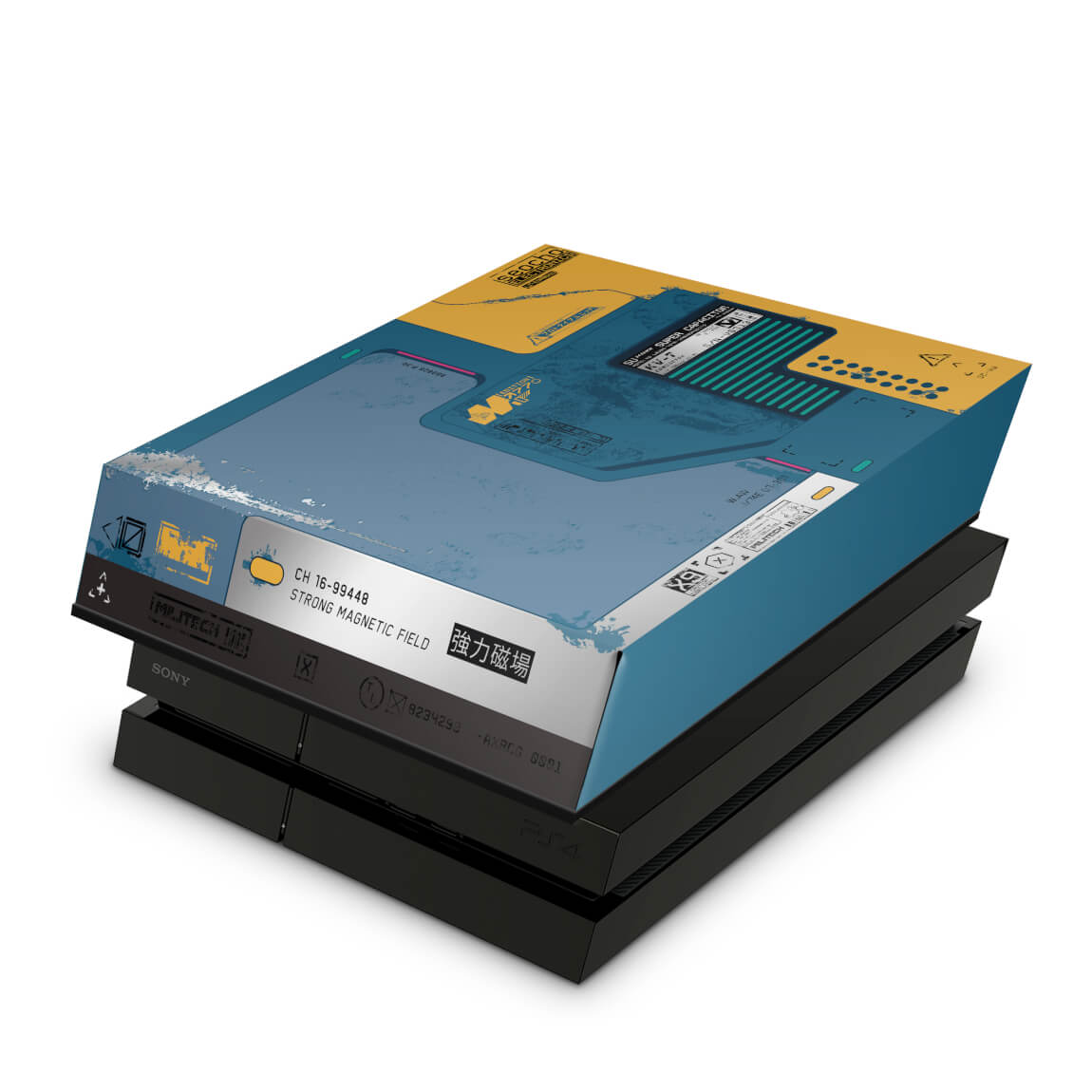 PS4 Fat Capa Anti Poeira - Cyberpunk 2077 Bundle