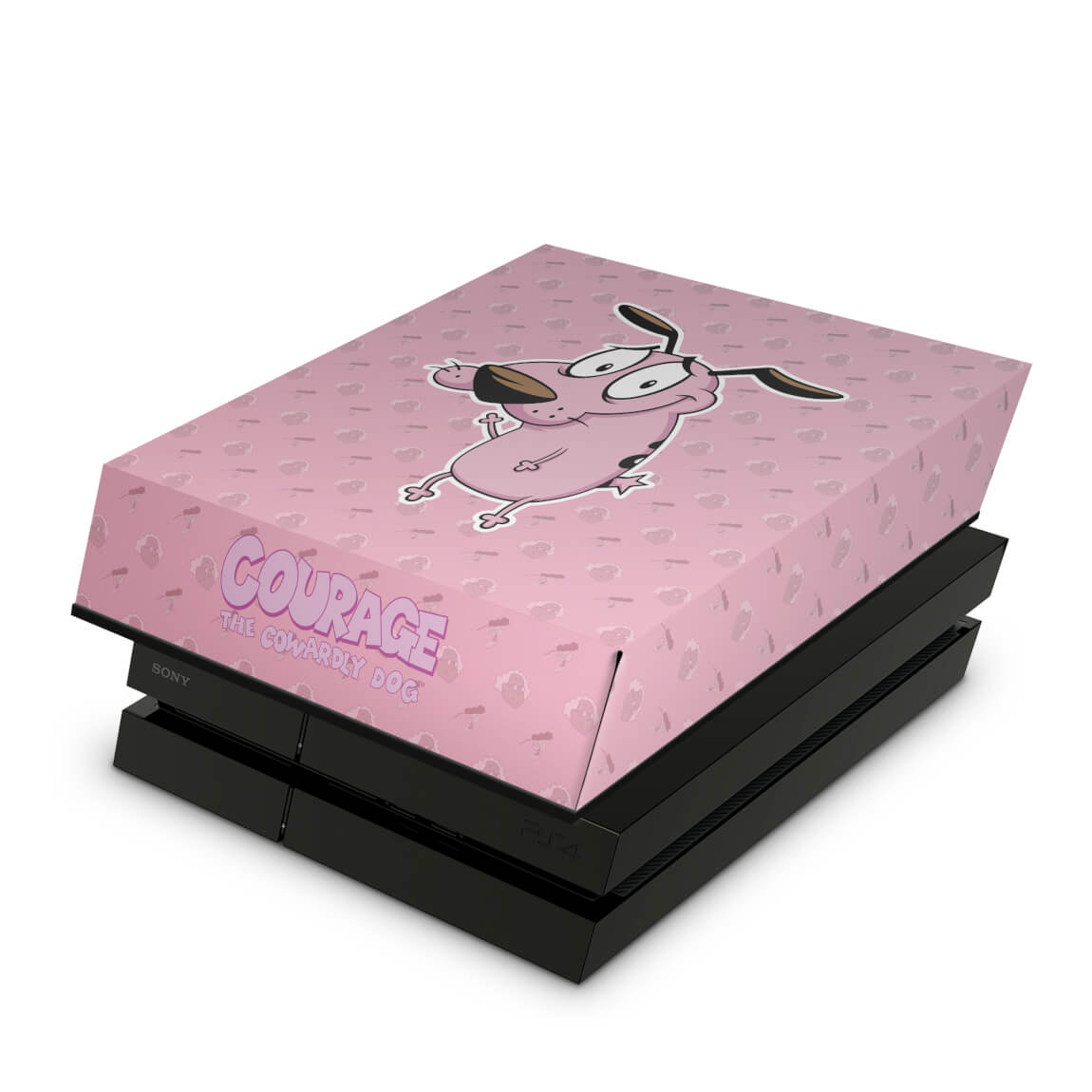PS4 Fat Capa Anti Poeira - Coragem: O cão covarde