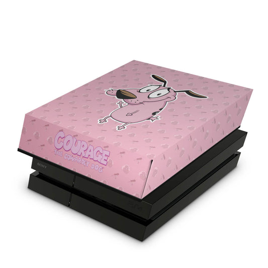 PS4 Fat Capa Anti Poeira - Coragem: O cão covarde
