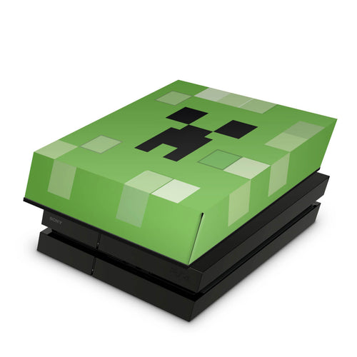 Capa Anti Poeira PS4 Fat - Creeper Minecraft