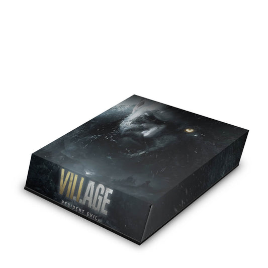 PS4 Fat Capa Anti Poeira - Resident Evil Village